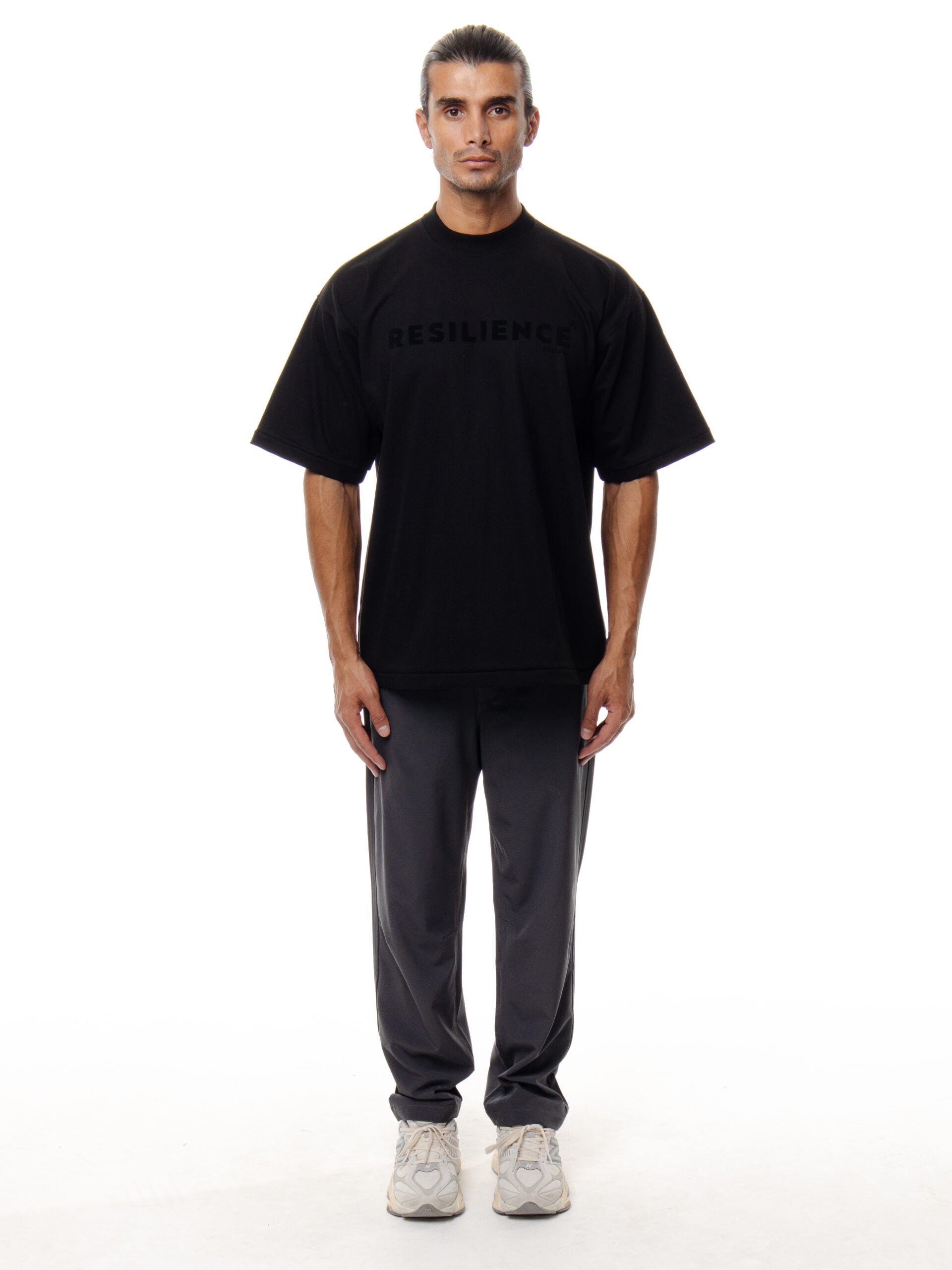 High Neck T-Shirt Oversized