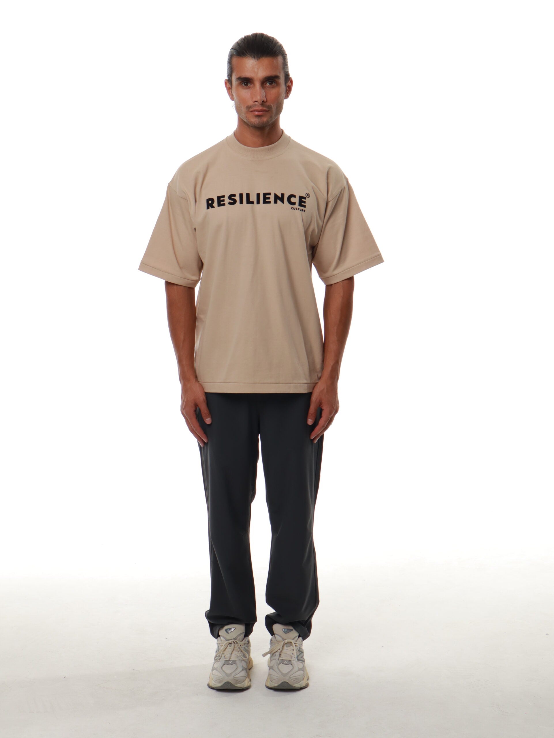 High Neck T-Shirt Oversized