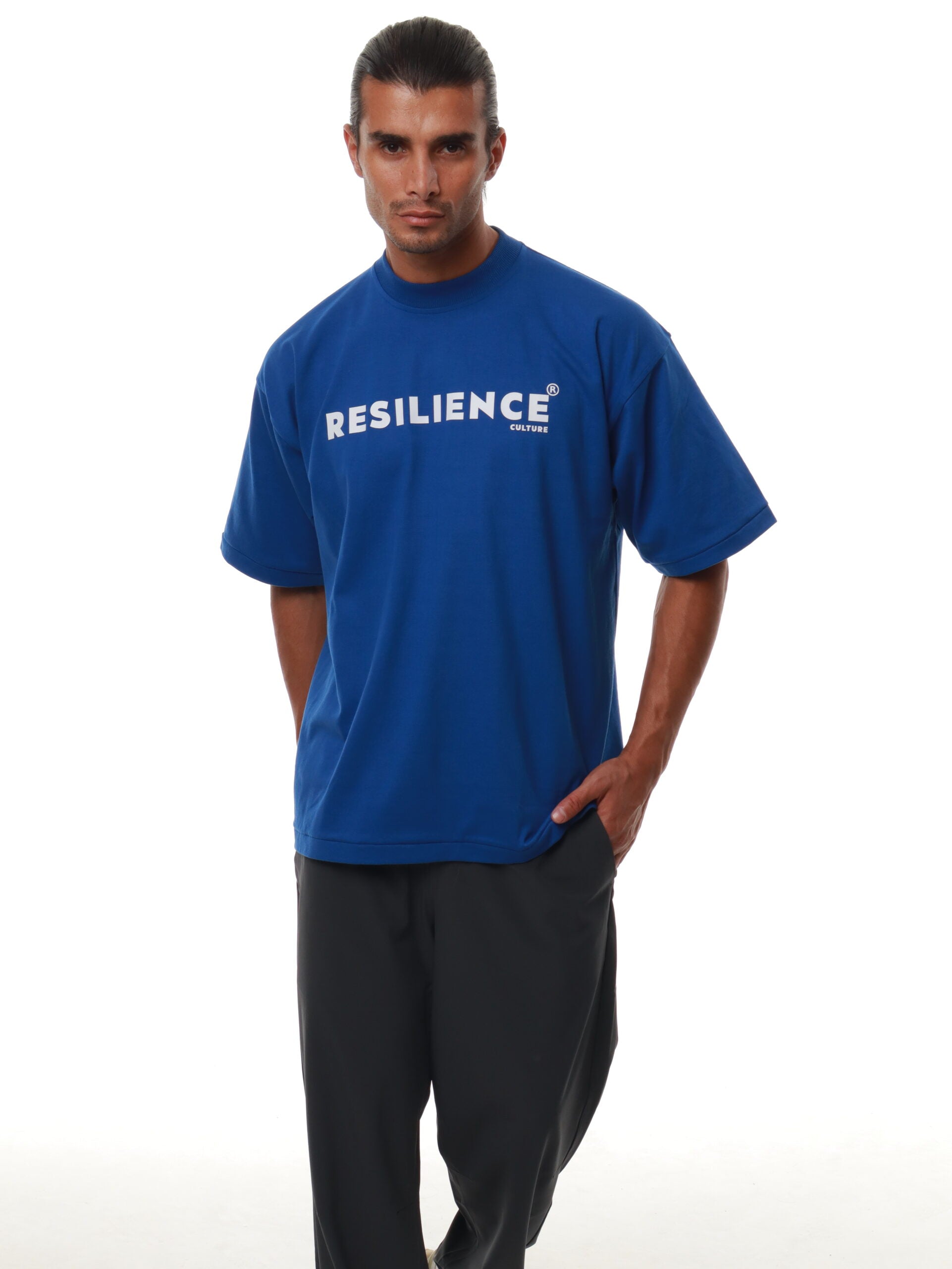 High Neck T-Shirt Oversized