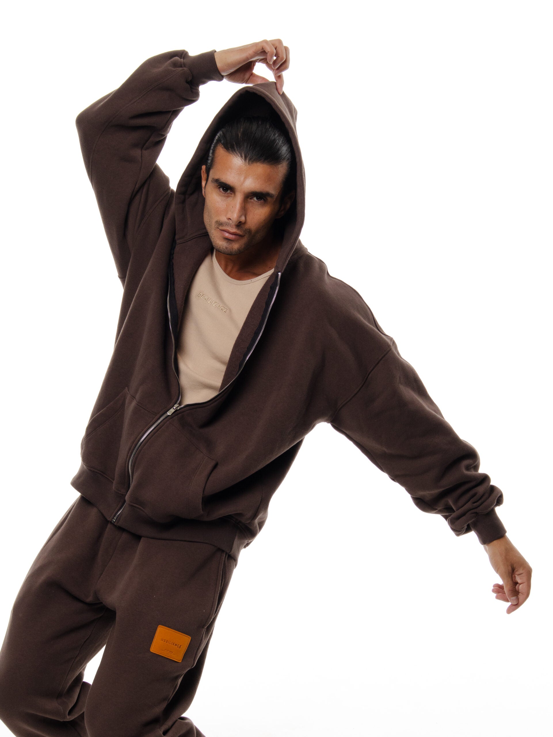 Oversized Zipped Hoodie